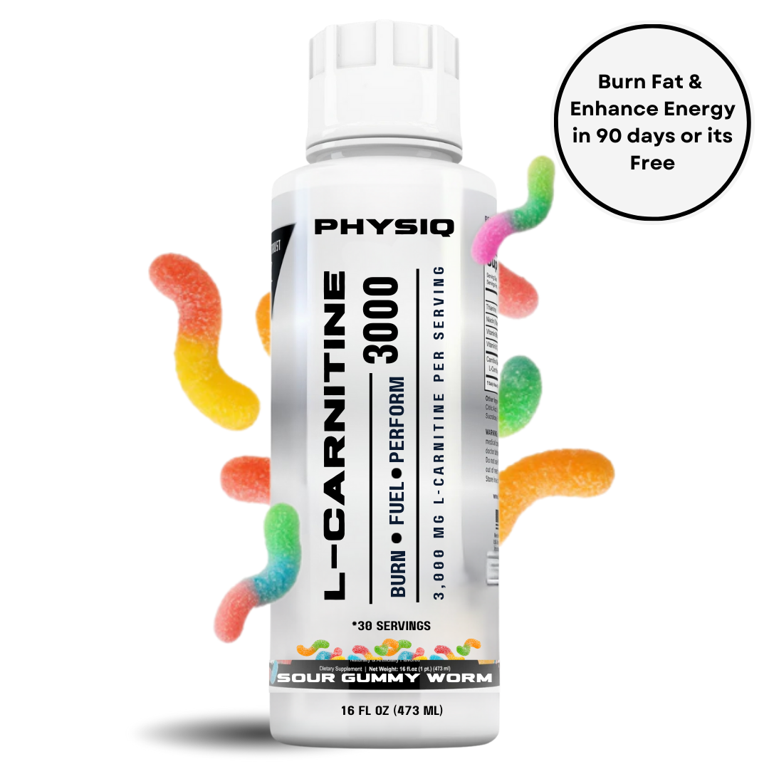 Physiq Liquid L-Carnitine 3000 - Clean Formula That Targets Stubborn Fat